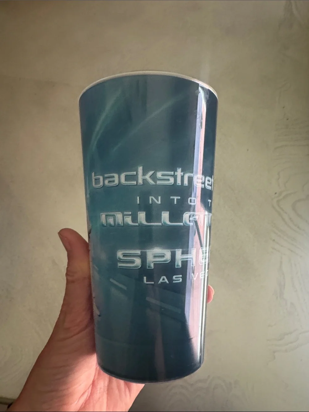 Backstreet-themed Blue Gradient Collectible Tumbler